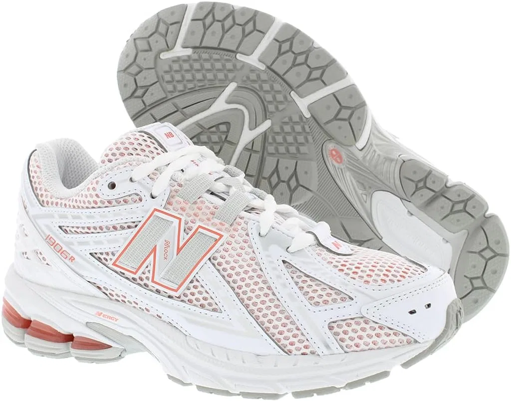 Детские кроссовки для девочек 1906 New Balance, White/Red-White — фото 4