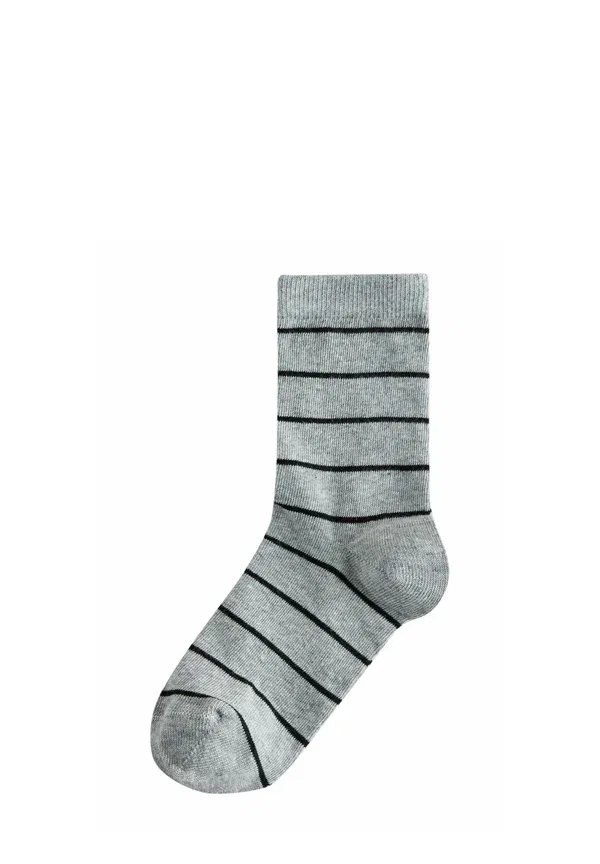 Носки комплект 7 пар Stripe 7 pack Next, Black/Grey, черный/серый — фото 2