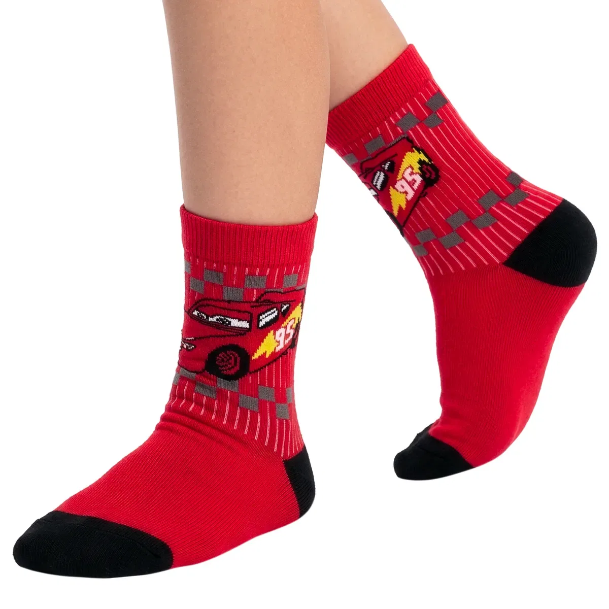 Детские носки с принтом Cars Lightning McQueen Disney, Multi — фото 3