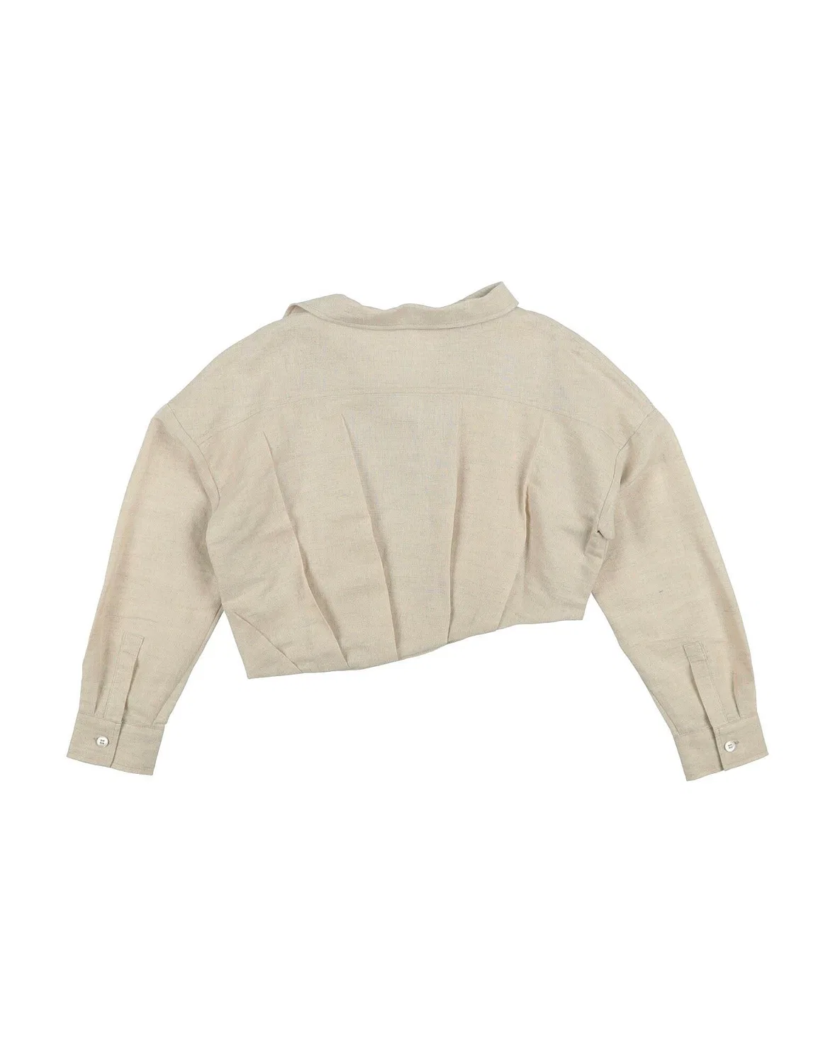 Детская рубашка с длинным рукавом Jacquemus, бежевый — фото 2