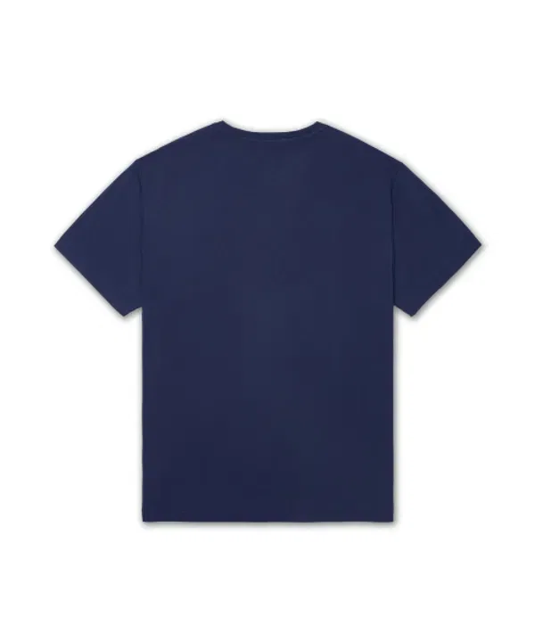 Футболка с логотипом, классический крой, Polo Ralph Lauren, темно-синий — фото 2