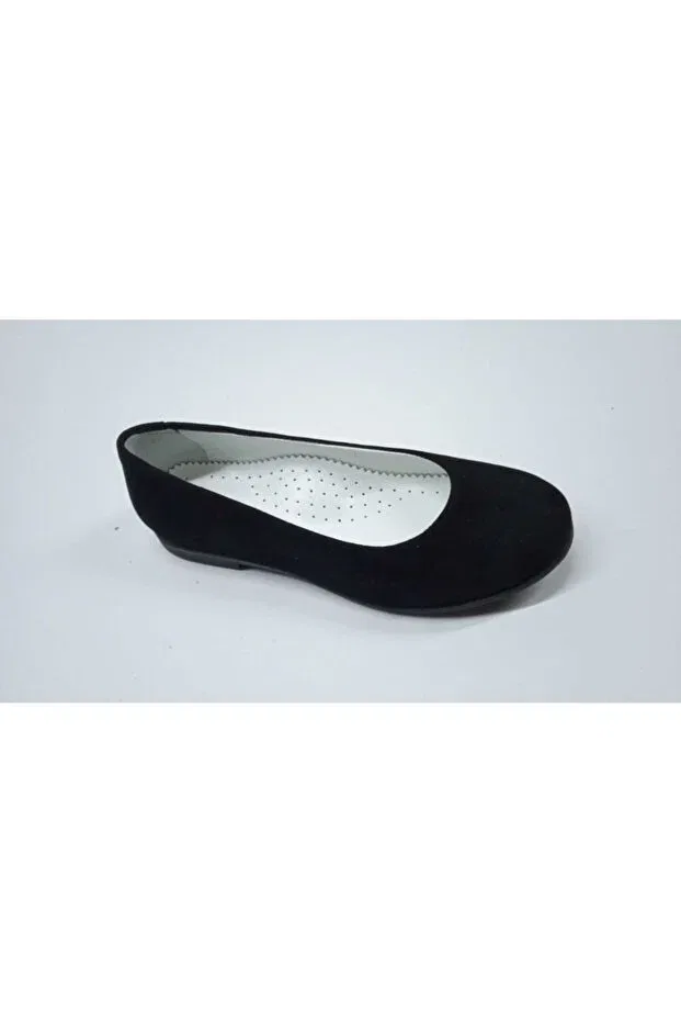 Детские балетки для девочек из замши Rose Club Kids, Black