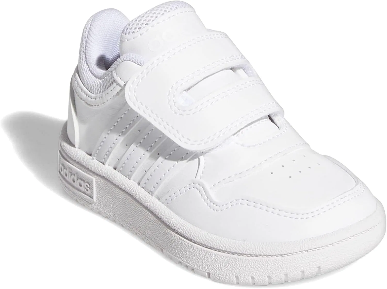 Детские кроссовки для девочек adidas, Cloud White Cloud White Cloud White — фото 3