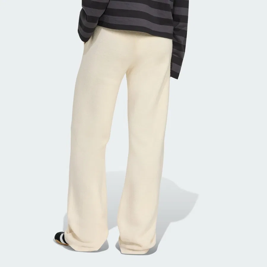 Спортивные штаны с широкими штанинами, модель KF2536 Knitted Pants, adidas, Бежевый — фото 2