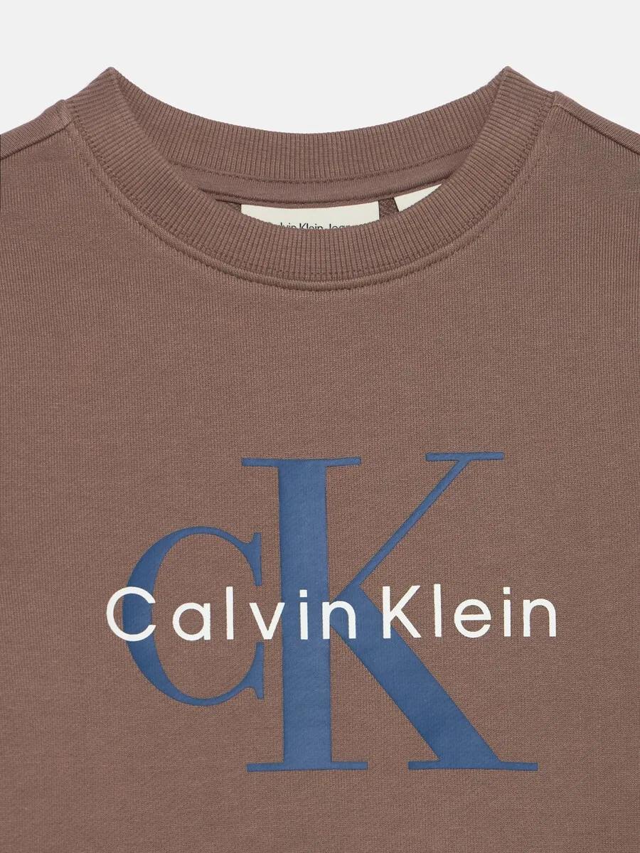 Толстовка Calvin Klein Jeans коричневого цвета — фото 3