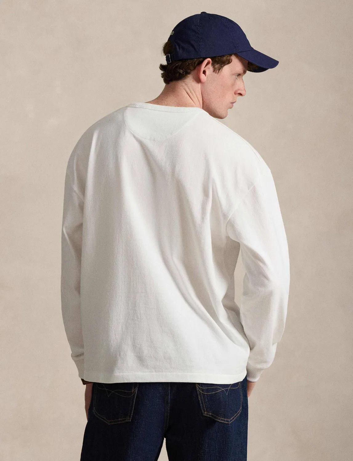 Толстовка Relaxed Fit Polo Ralph Lauren, Bianco — фото 3
