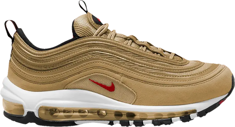 

Кроссовки Nike Wmns Air Max 97 OG 'Metallic Gold' 2023, золотой, Золотой;желтый, Кроссовки Nike Wmns Air Max 97 OG 'Metallic Gold' 2023, золотой