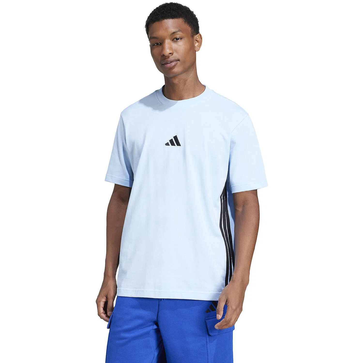 Мужская футболка с принтом Shirt M 3S SJ T Adidas, Bunt — фото 2
