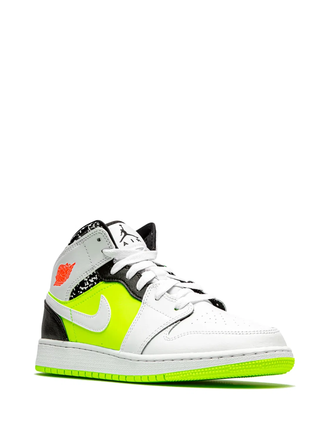 Кроссовки Air Jordan 1 Mid Notebook, белый — фото 3
