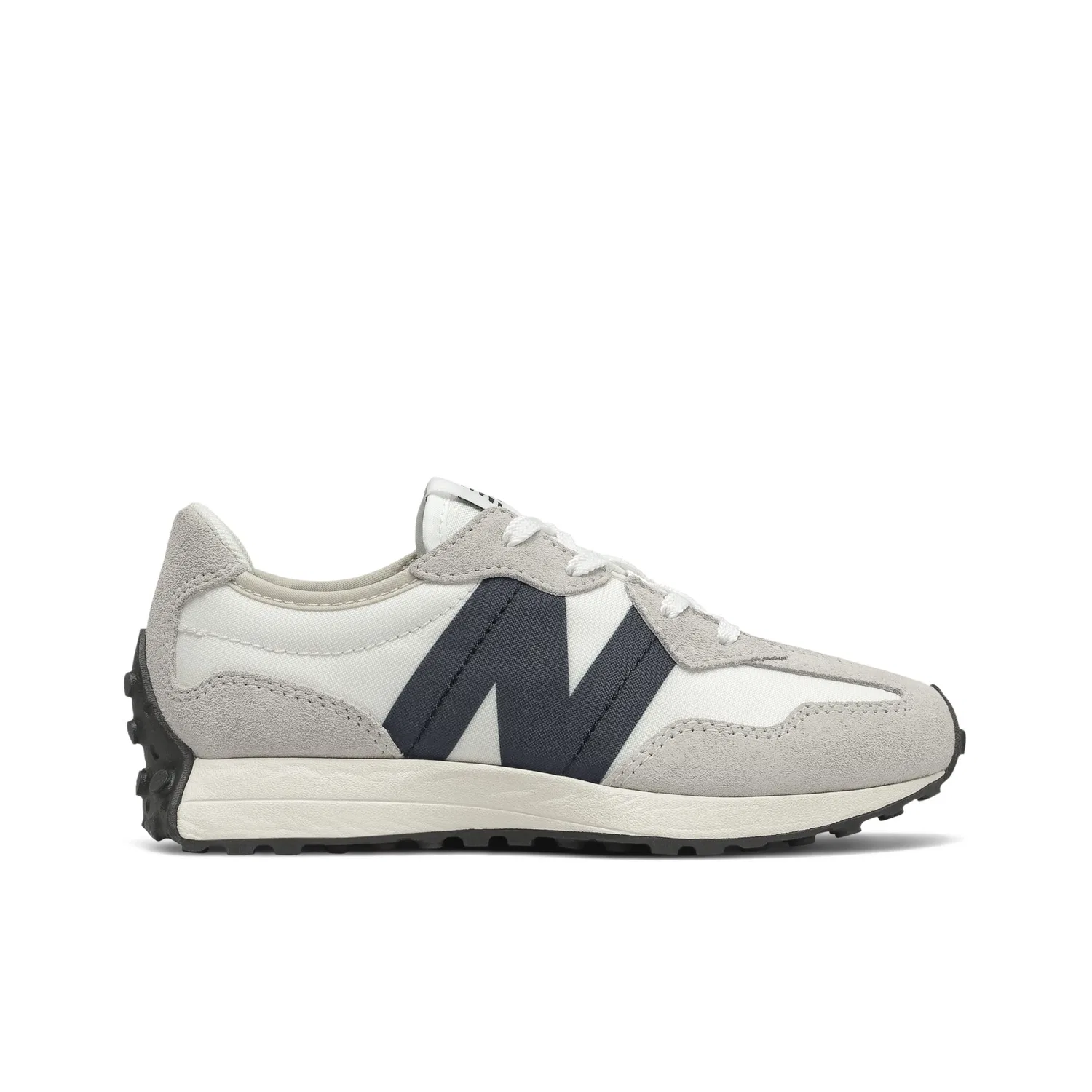 Детские кроссовки 327 Lace New Balance, Silver Birch With Black