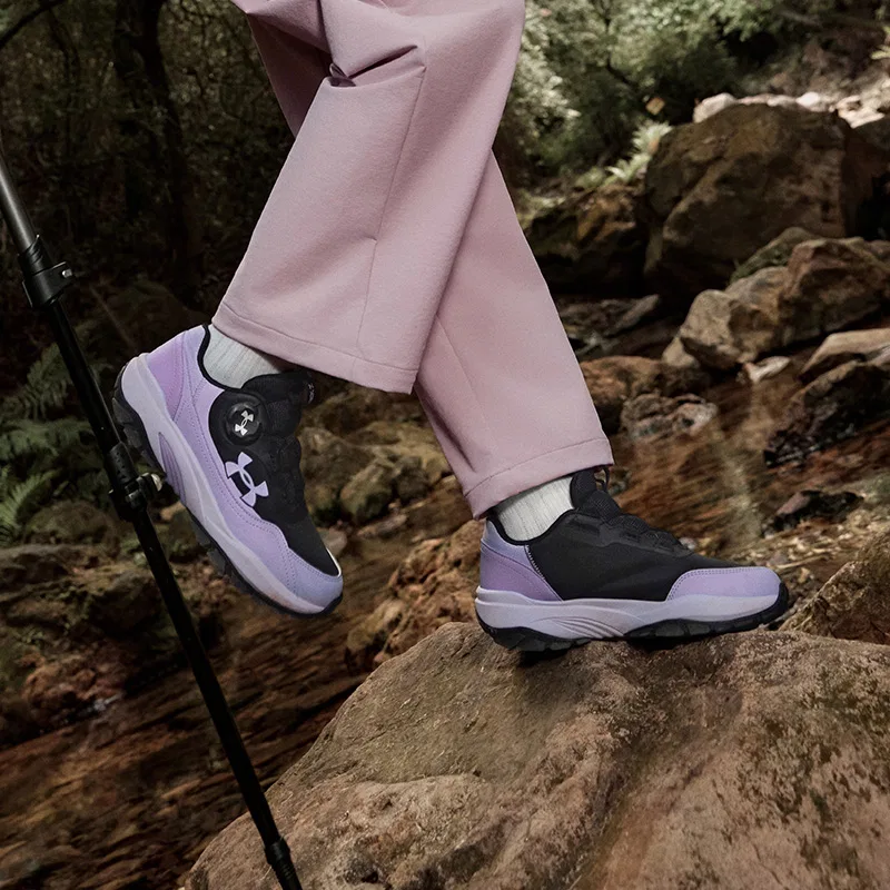 Детские кроссовки для активного отдыха Under Armour, Black Purple — фото 3