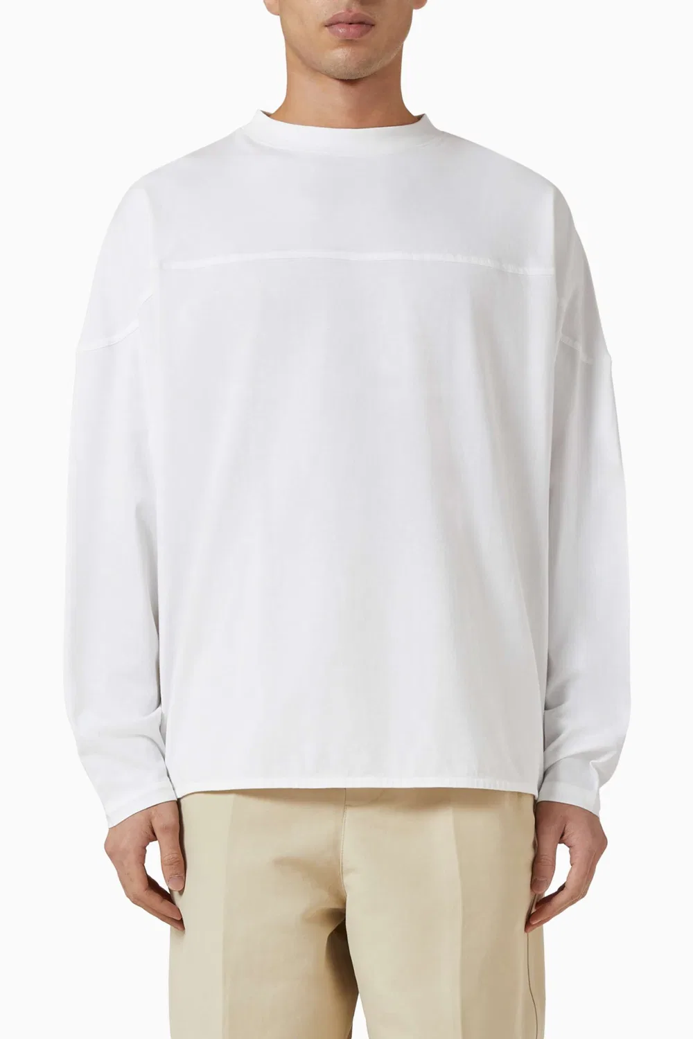 Лонгслив хлопковый Le T-shirt Atelier ML Jacquemus