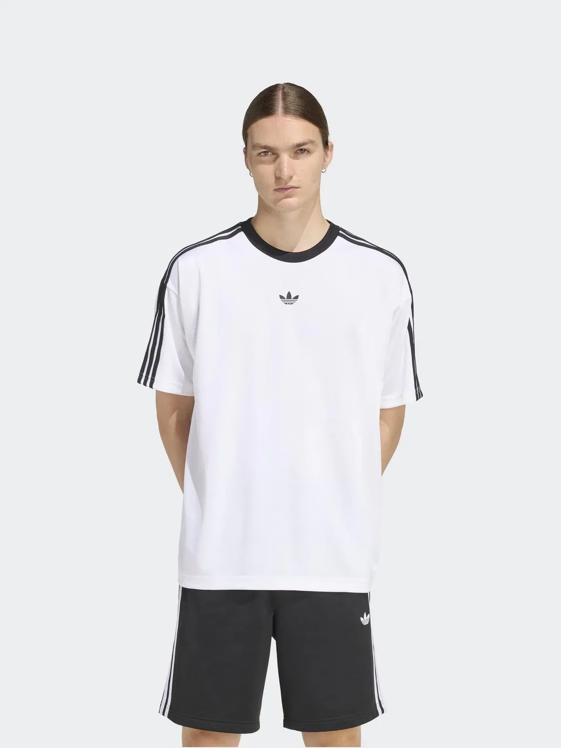 Футболка Adicolor Jacquard, adidas Originals, белый