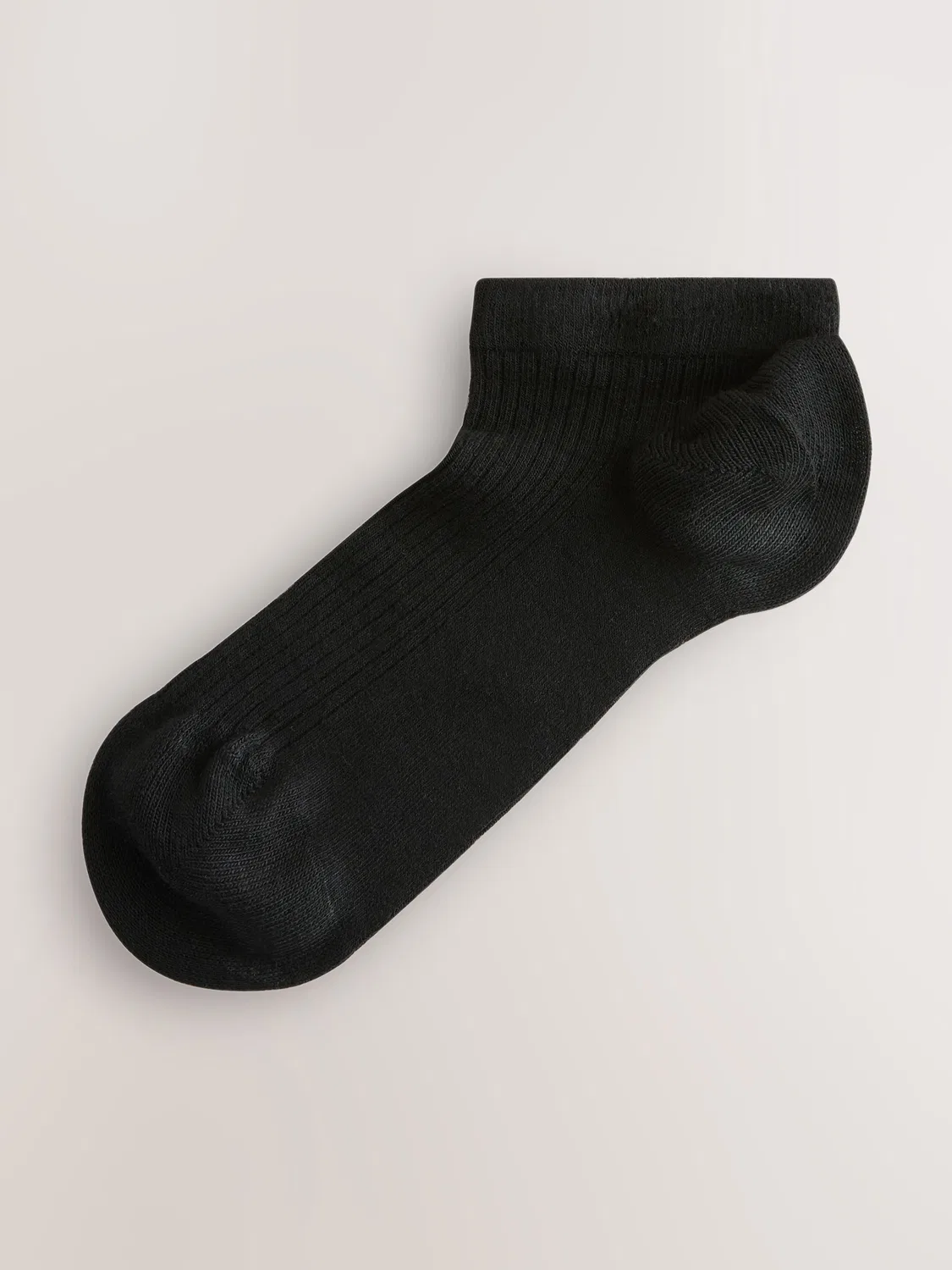 Носки повседневные, Supersoft Ribbed Trainer Socks 4 Pack Next, черный — фото 2