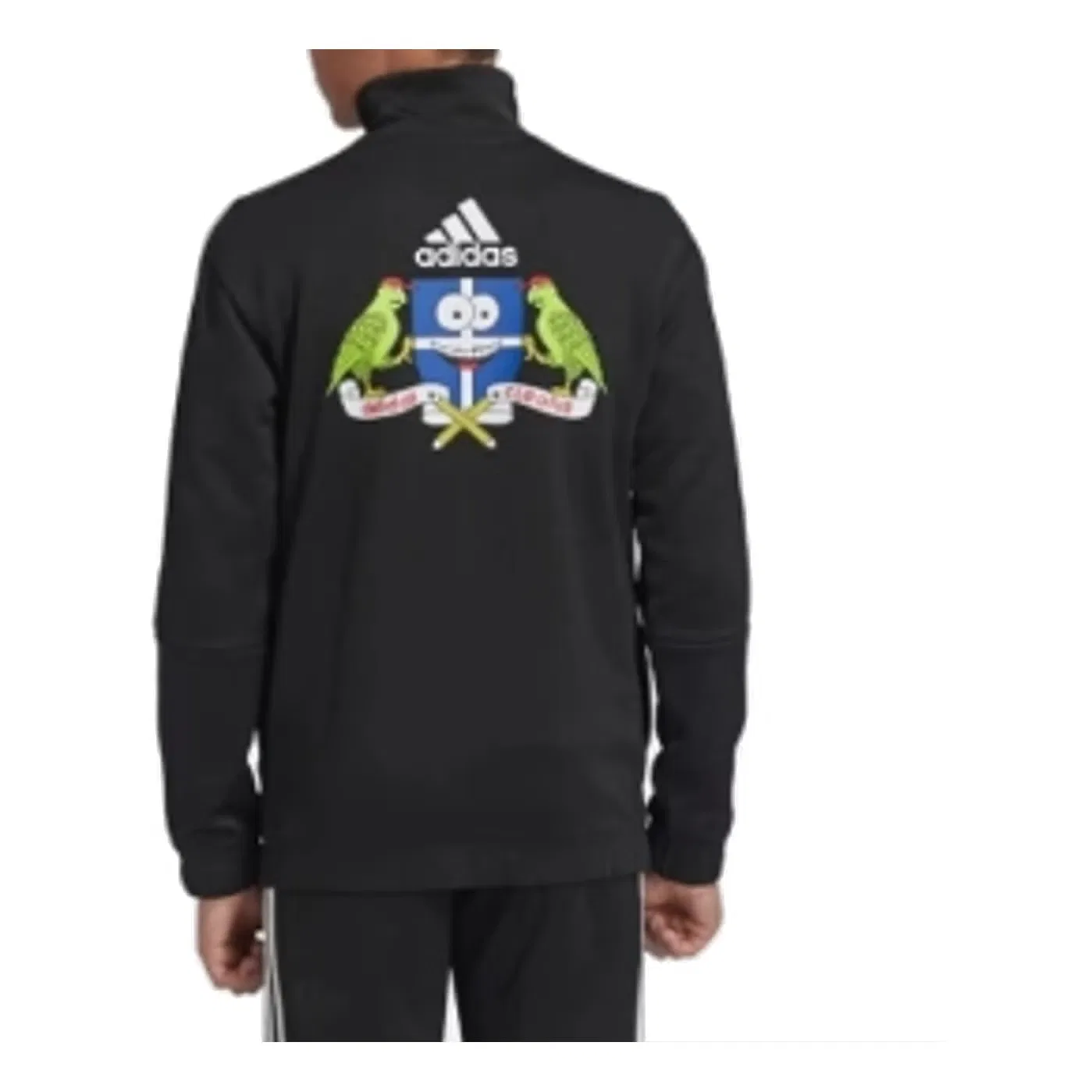 Куртка спортивная с длинным рукавом Cleofus Adidas, черный — фото 2