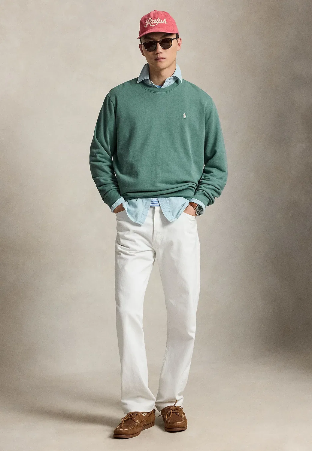 Толстовка с петлевой структурой - толстовка Polo Ralph Lauren, Greenscape — фото 2