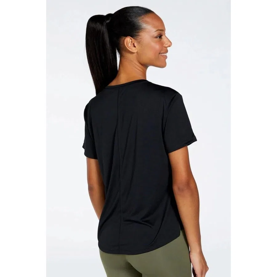 Женская футболка с принтом Dri Fit Tee Training Running Tee Nike, Черный — фото 2