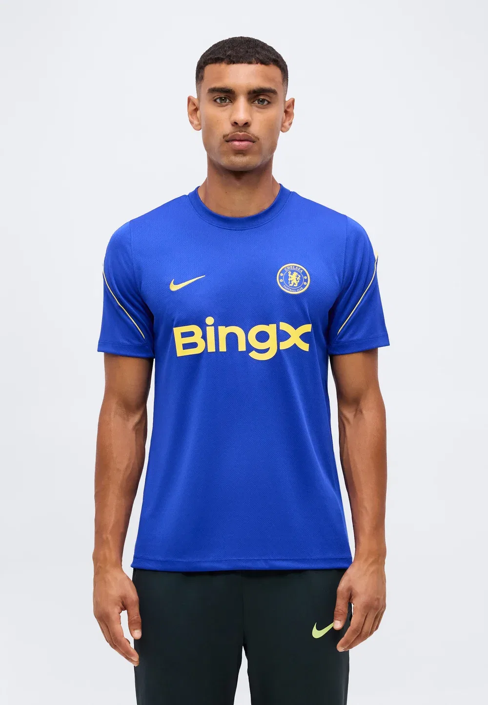 Cfc - спортивная футболка Nike Performance, Bright Blue/Midwest Gold-Coloured/White — фото 3