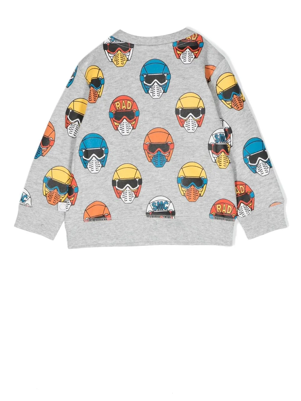 Толстовка с графичным принтом Stella McCartney Kids, серый — фото 2
