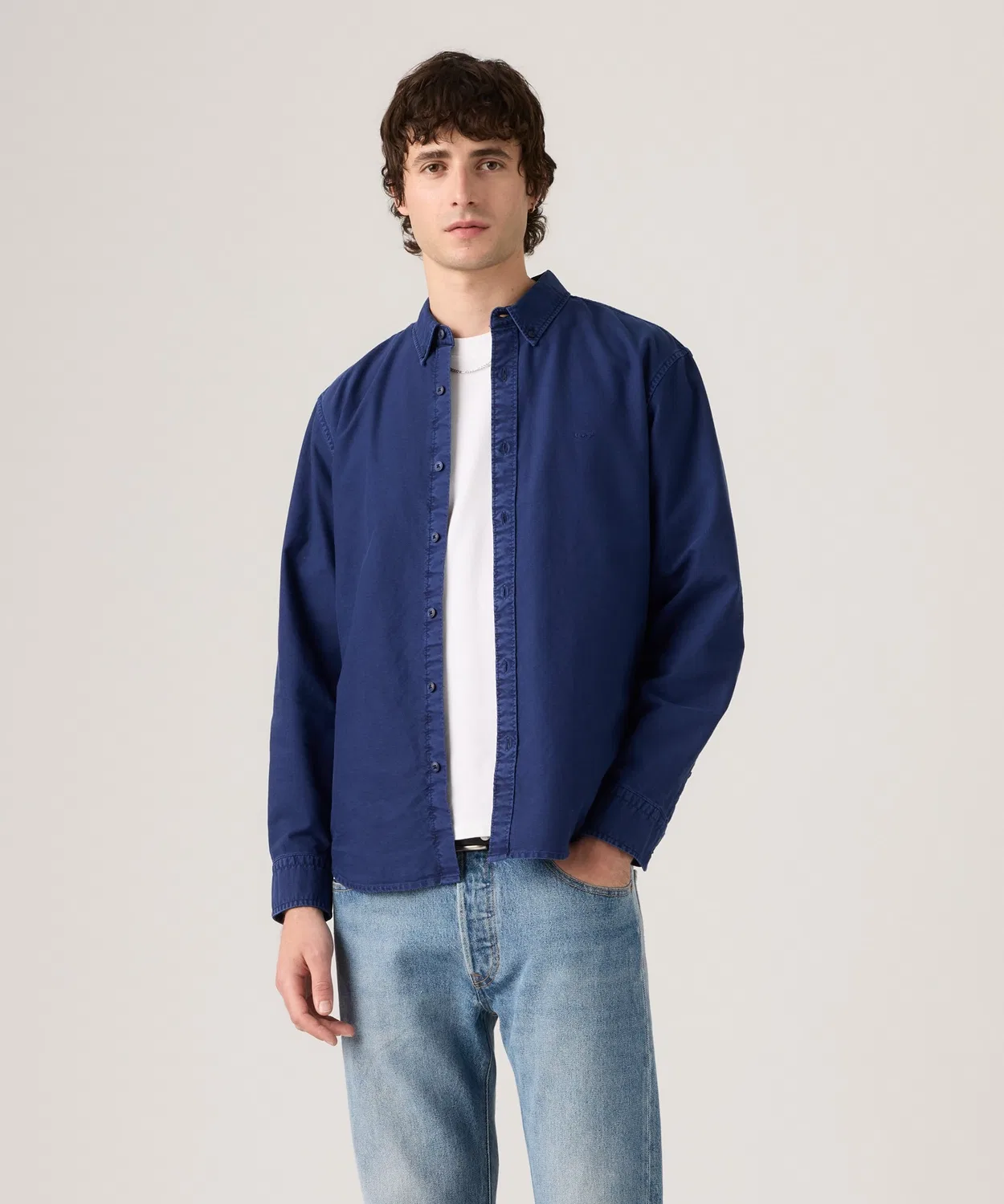 Мужская рубашка с длинным рукавомAuthentic Button Down Levi's, Blue — фото 2