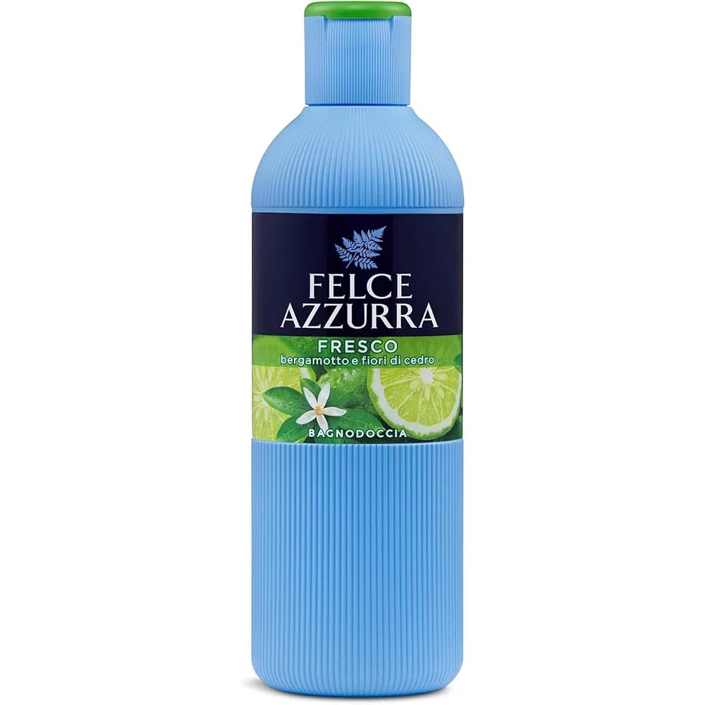 Гель для душа Felce Azzurra Fresco Bergamot and Cedar Blossom, набор 3 шт. по 650 мл Mendosa — фото 2