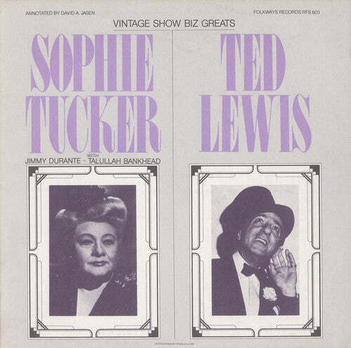 

CD диск Tucker, Sophie / Lewis, Ted: Vintage Show Biz Greats
