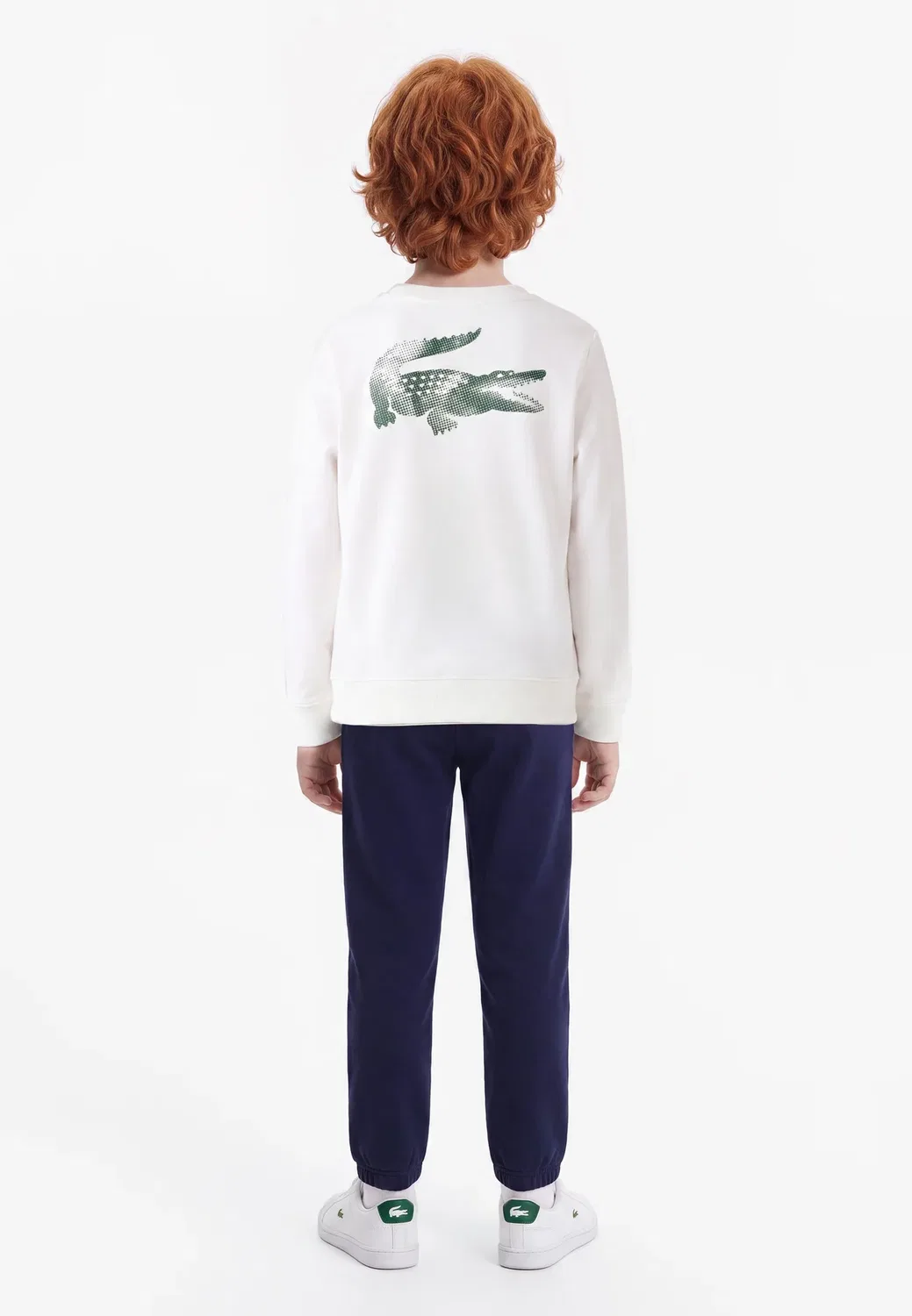 Команда вне корта - толстовка Lacoste, Farine — фото 4