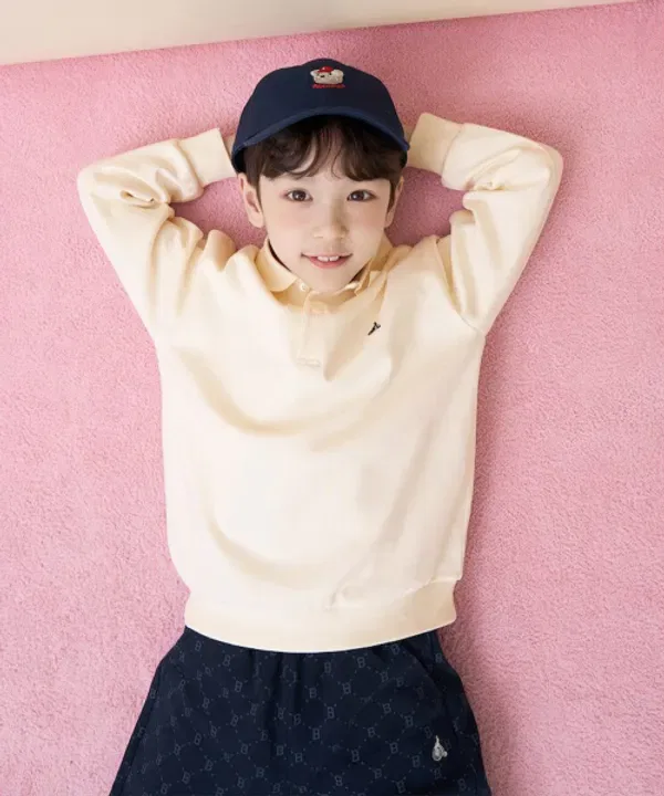 Детский костюм с монограммой, медвежонок, Beanpole Kids, слоновая кость