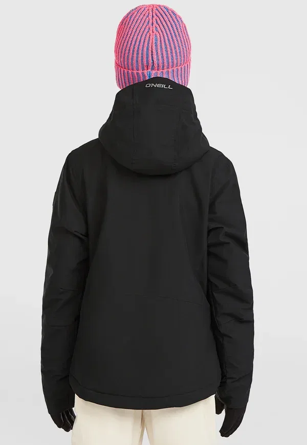 Куртка снеговая с капюшоном Snowboard jacket O'Neill, schwarz, черный — фото 3