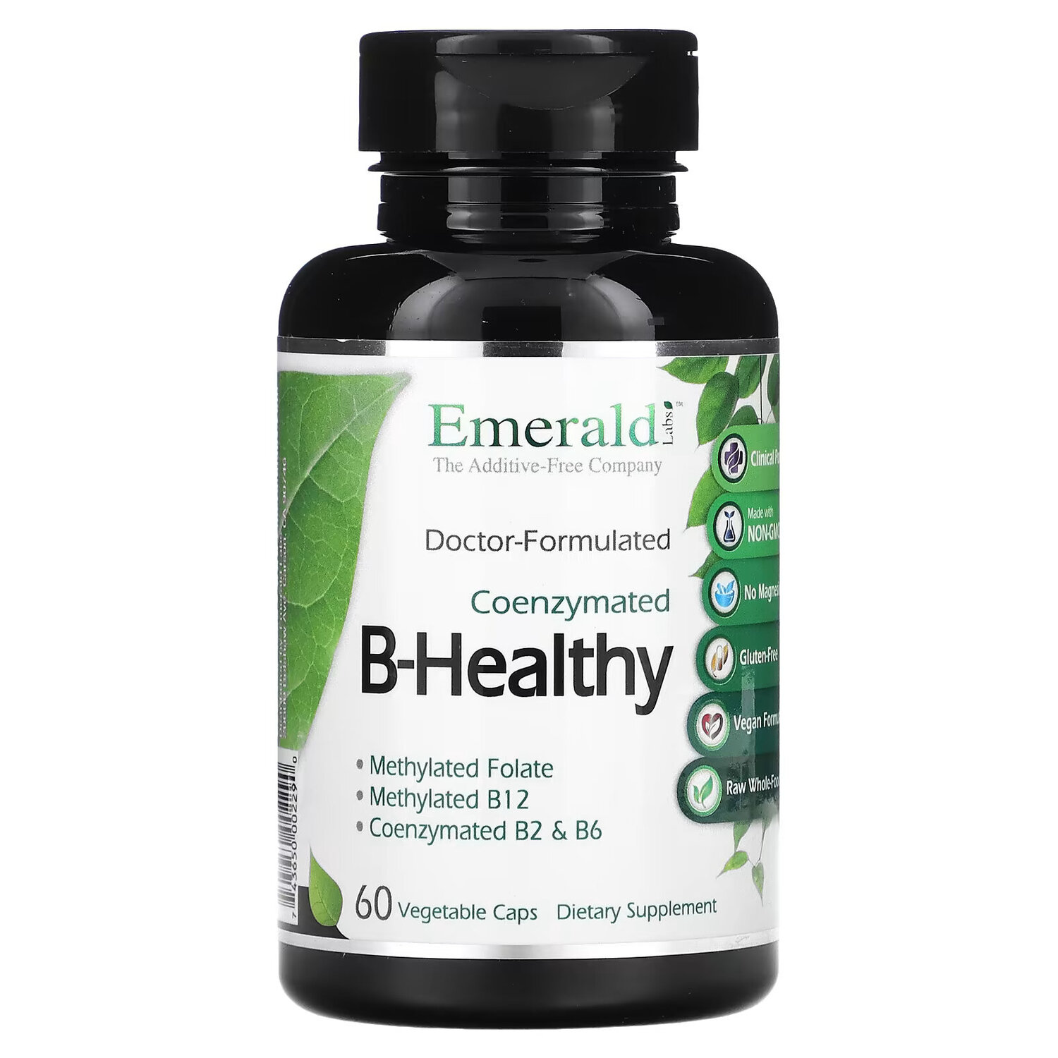 

Emerald Laboratories, B-Healthy, 60 вегетарианских капсул