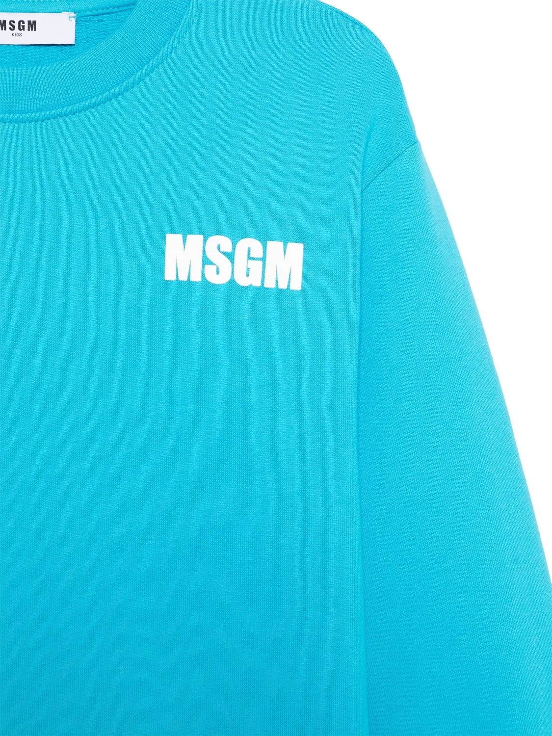 MSGM Худи с капюшоном для мальчиков в синем цвете — фото 3
