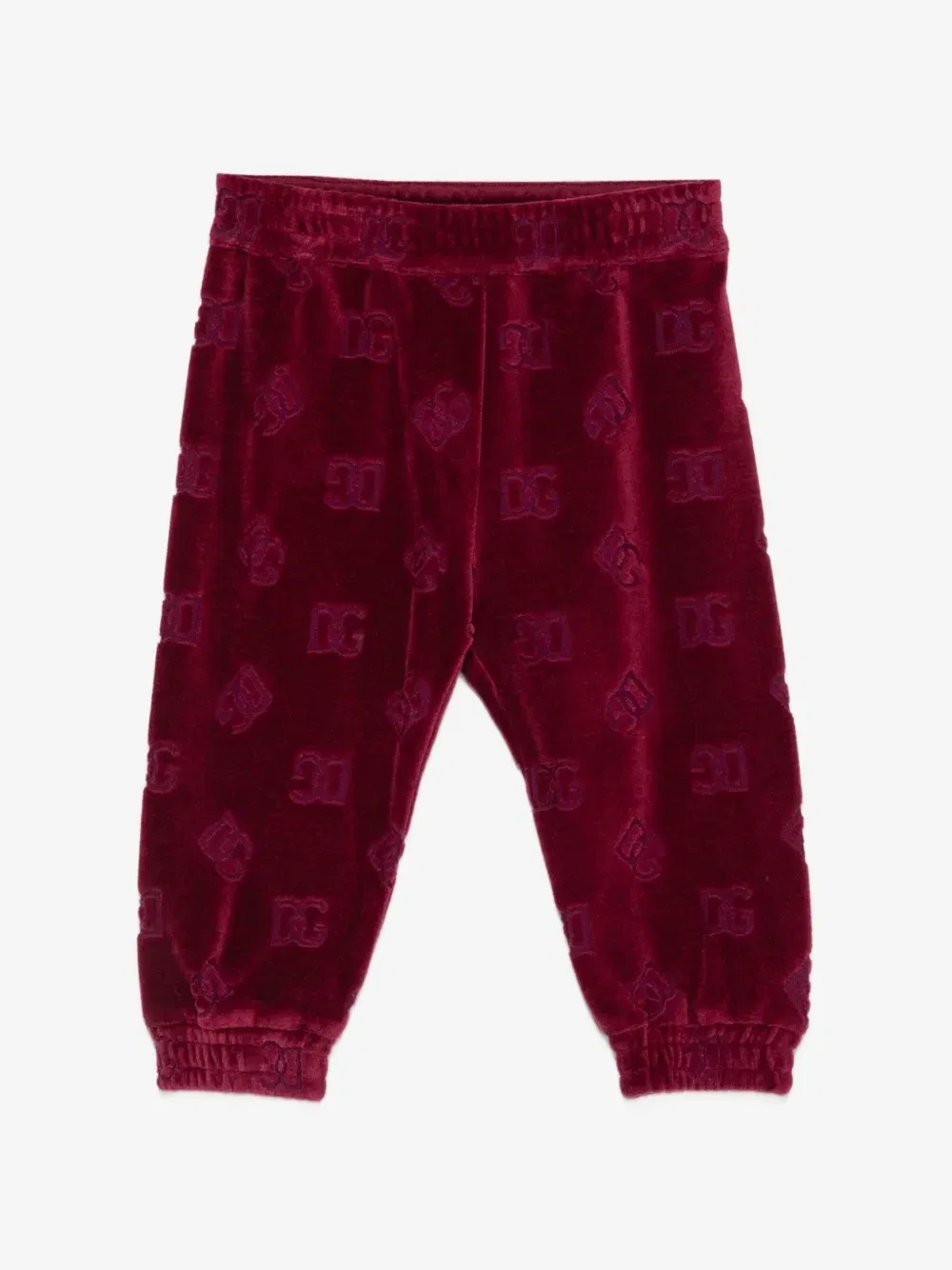 Спортивные штаны с логотипом DG Dolce & Gabbana Kids, красный
