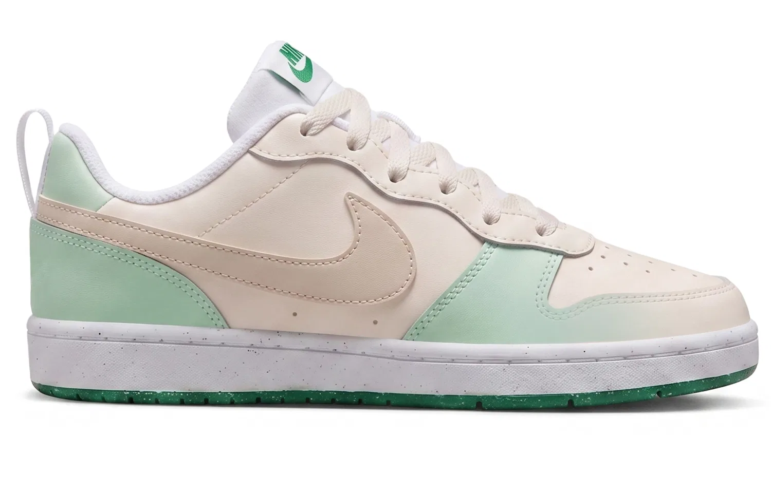 Кроссовки для скейтбординга Court Borough Kids, Nike, Light Green — фото 4