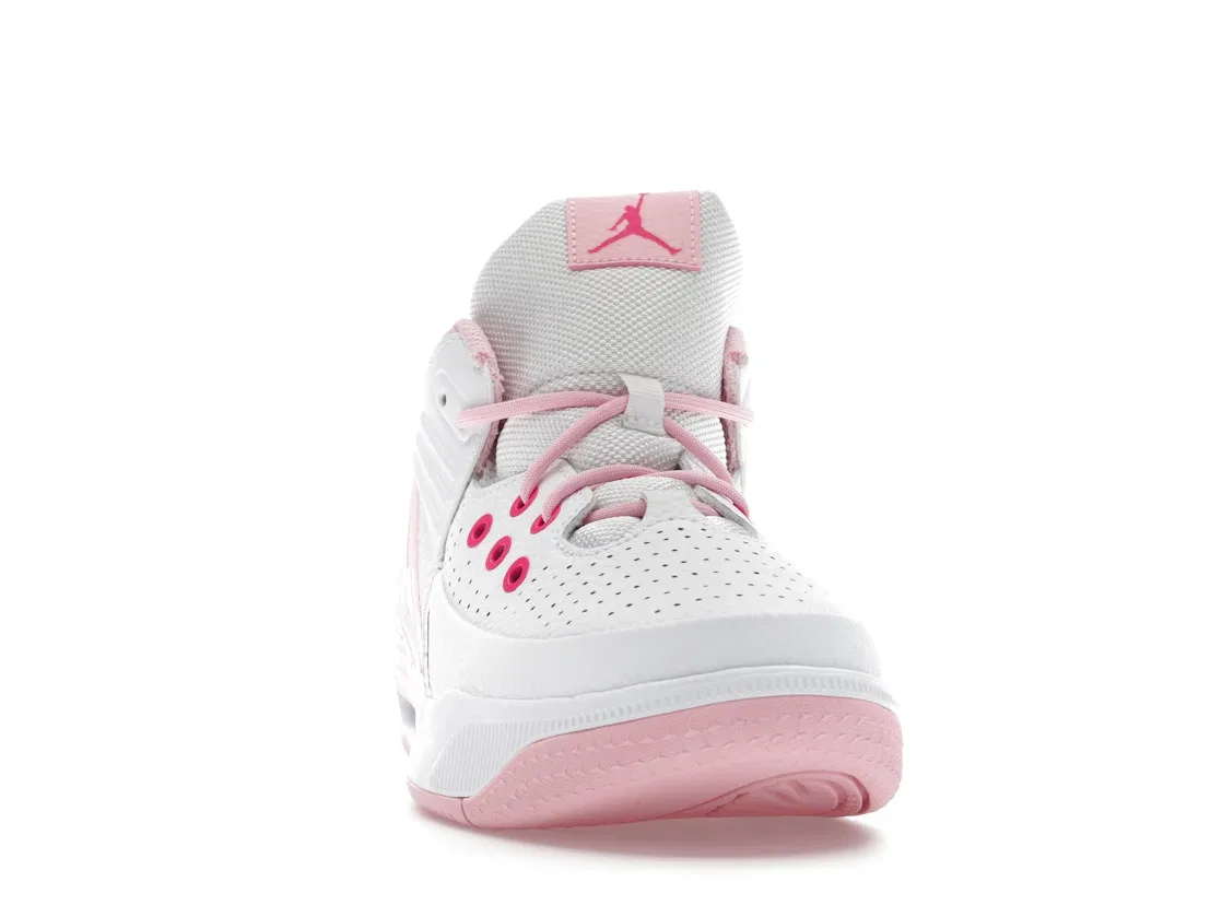 Детские кроссовки Lifestyle Jordan Max Aura 5 Jordan, White Fierce Pink Medium Soft Pink — фото 2
