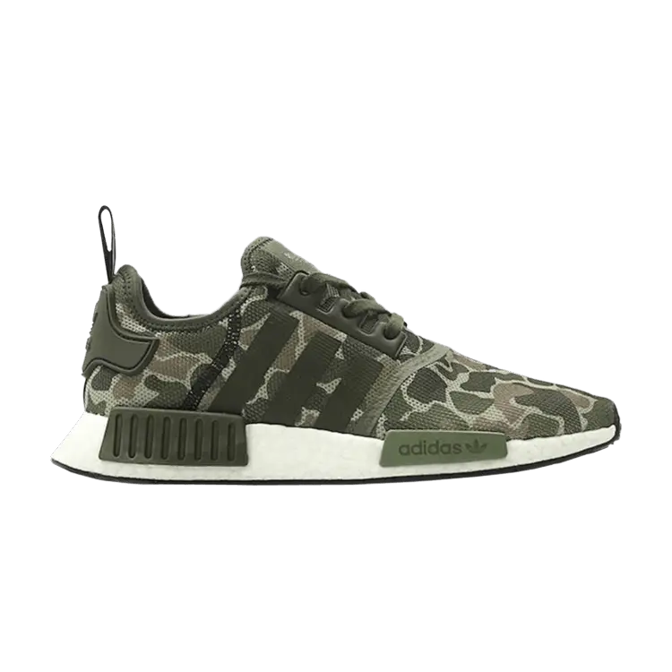

Кроссовки adidas NMD_R1 'Camo', зеленый