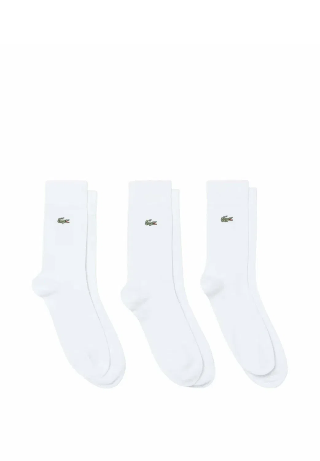 Calze 3 шт., цвет 001, унисекс - носки Lacoste, White