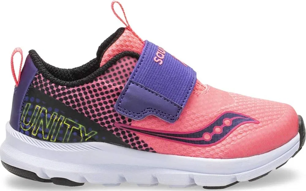 Детские кроссовки для девочек без шнуровки Liteform Unity Saucony, Pink
