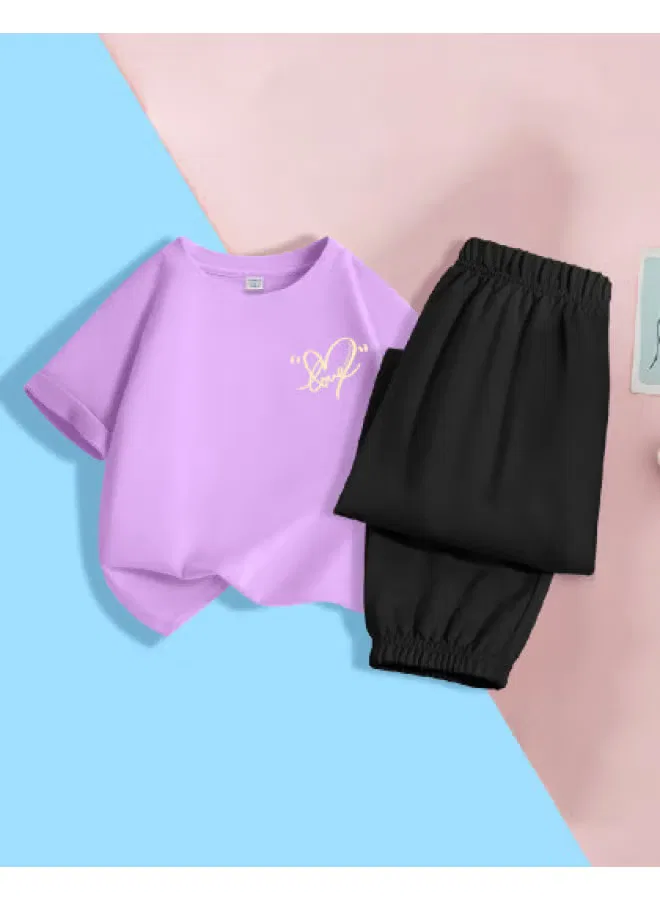 Комплект детской спортивной одежды с длинным рукавом антимоскитный Jeanswest, светло-фиолетовый