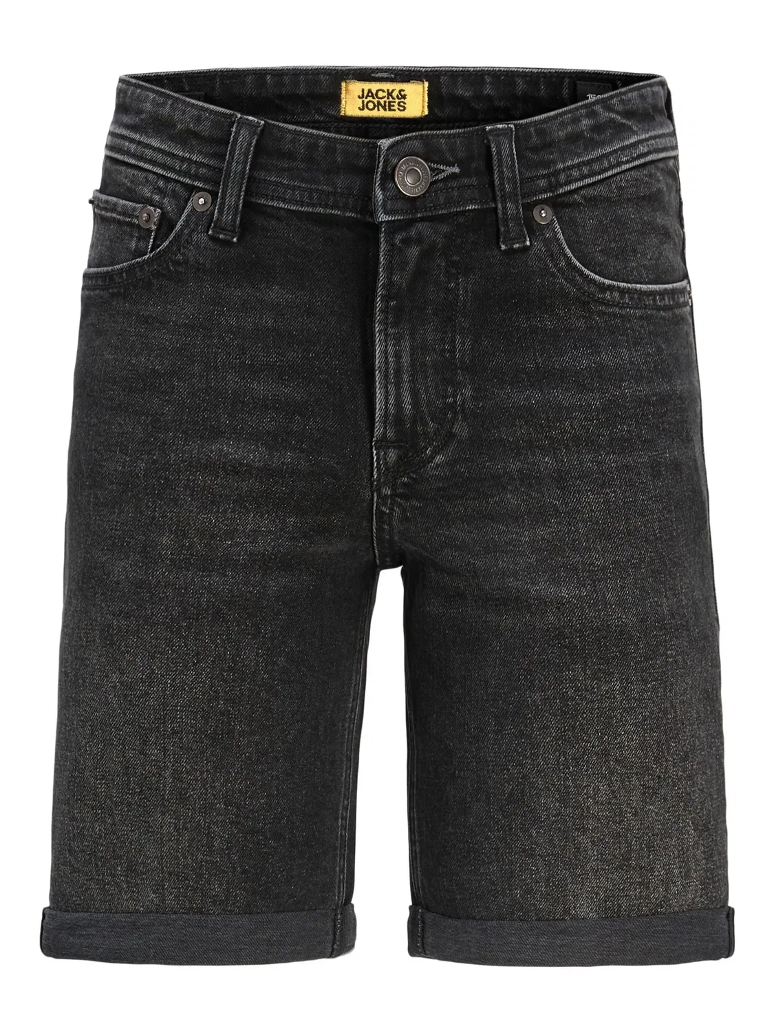 Шорты джинсовые черный Jack & Jones Junior, черный