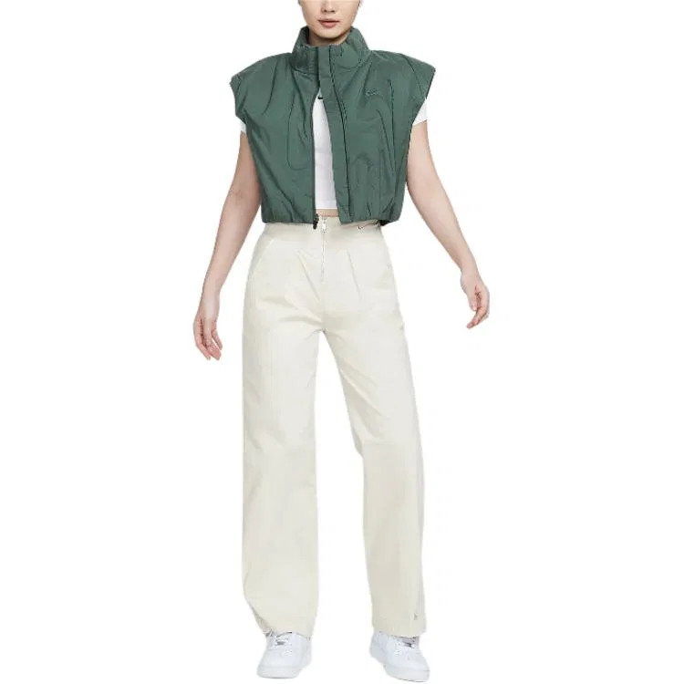 Женский жилет утепленный Nike Sportswear Therma FIT Loose Vest, Vintage Green — фото 4