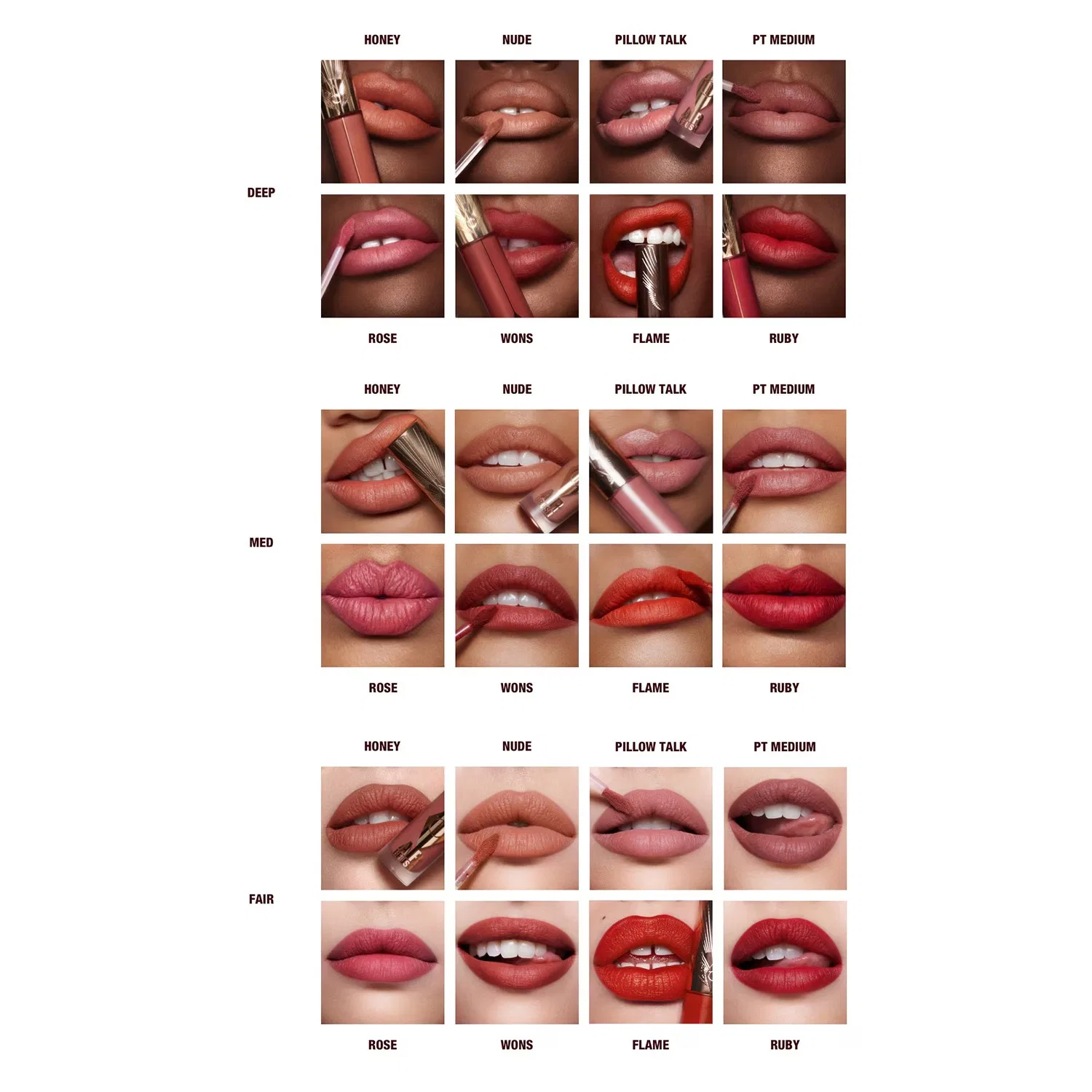 Жидкая помада 6,8 мл с матовым финишем Airbrush Flawless Lip Blur CHARLOTTE TILBURY, Pillow Blur — фото 4