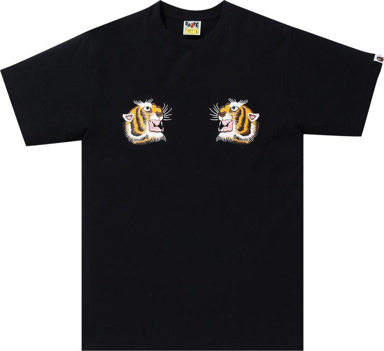 

Футболка BAPE Tiger Tee 'Black', черный