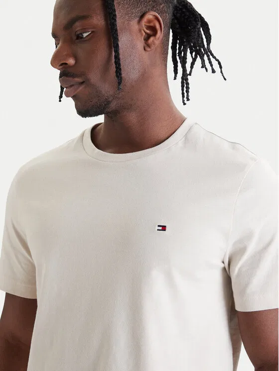 Футболка regular fit Ess Seasonal Tommy Hilfiger, бежевый — фото 4