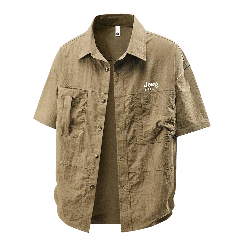 Детская рубашка с воротником JEEP SPIRIT, Khaki