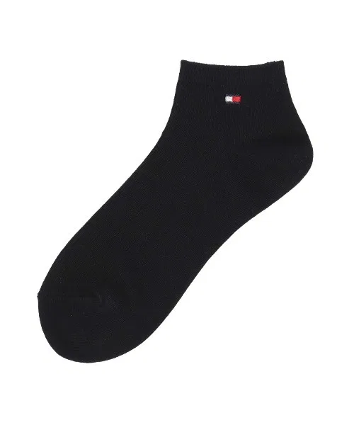 Женские носки с вышитым логотипом, длина 7 см, модель School Socks TOMMY HILFIGER, Dark Navy — фото 4