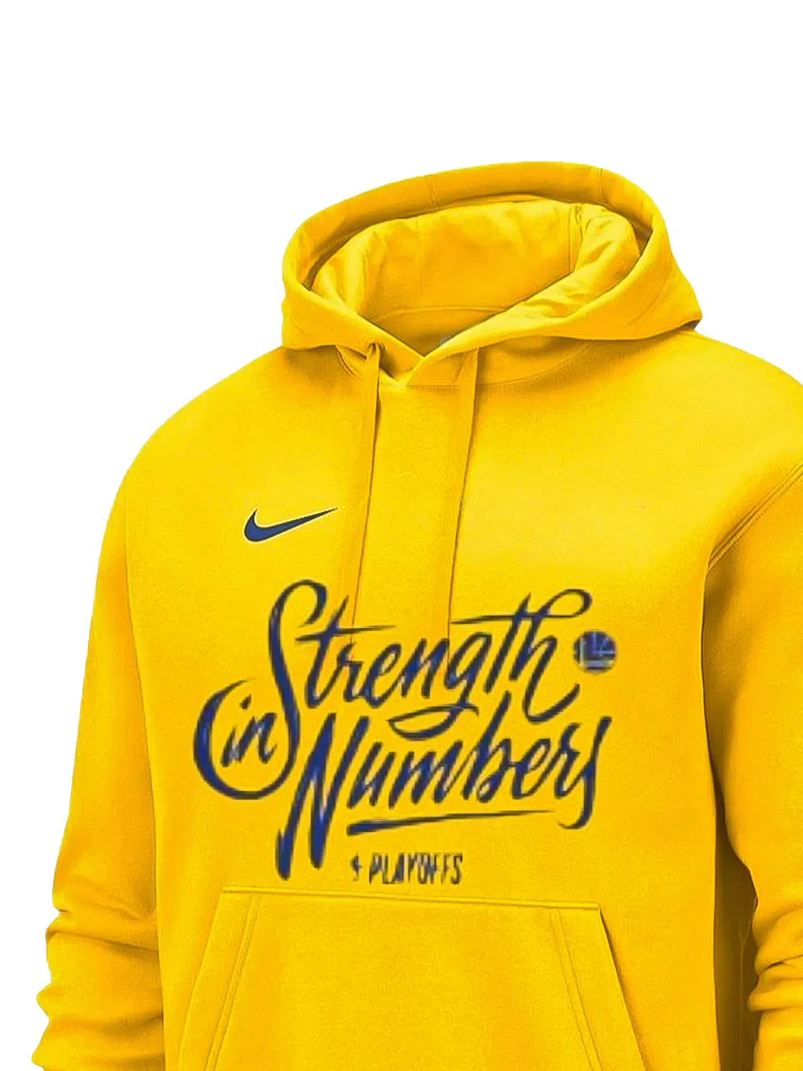 Худи с кулиской и логотипом из коллаборации с NBA Nike, желтый — фото 2
