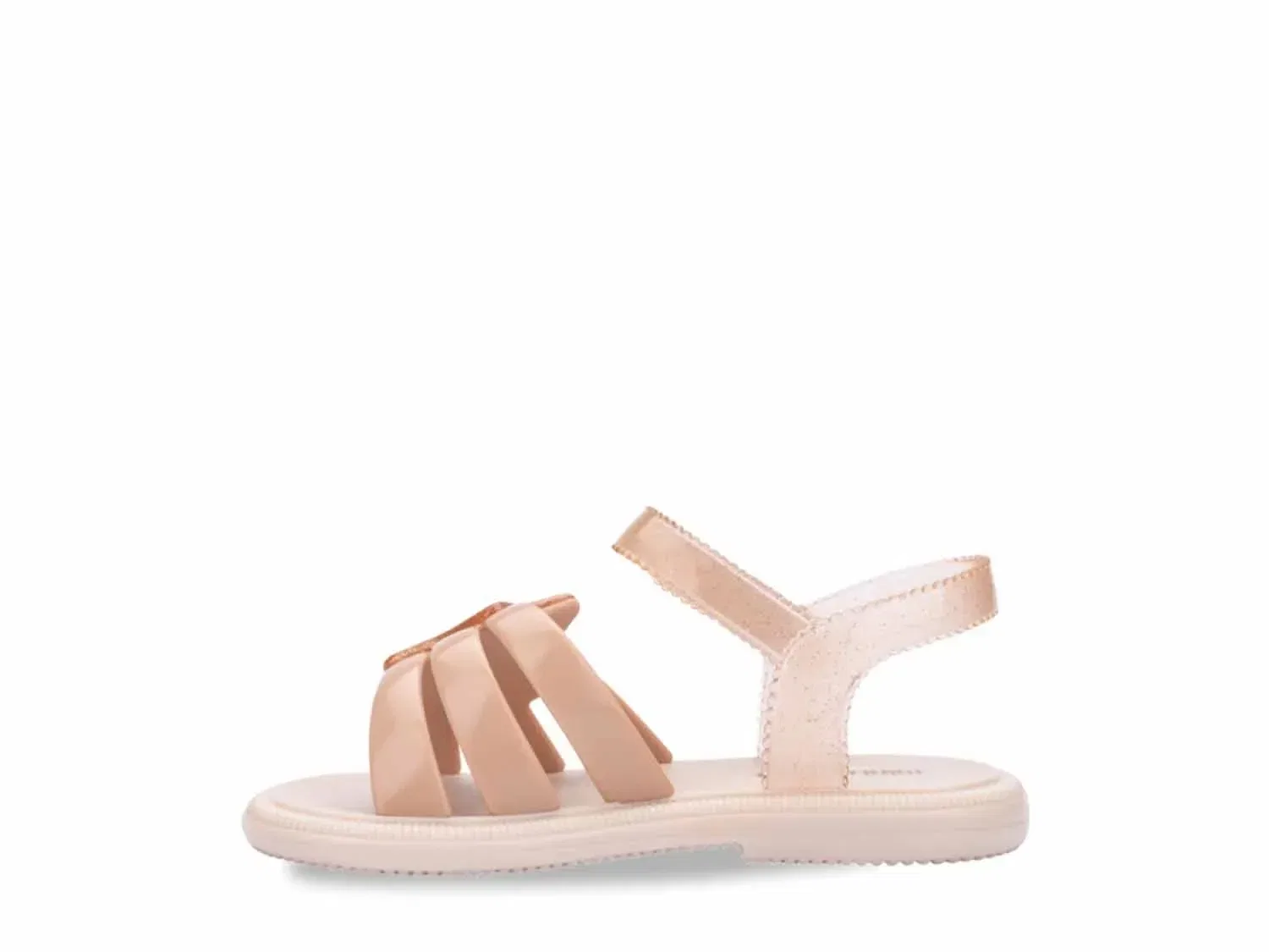 Сандалии jelly Hip Sky для девочек, Mini Melissa, бежевый глиттер — фото 2