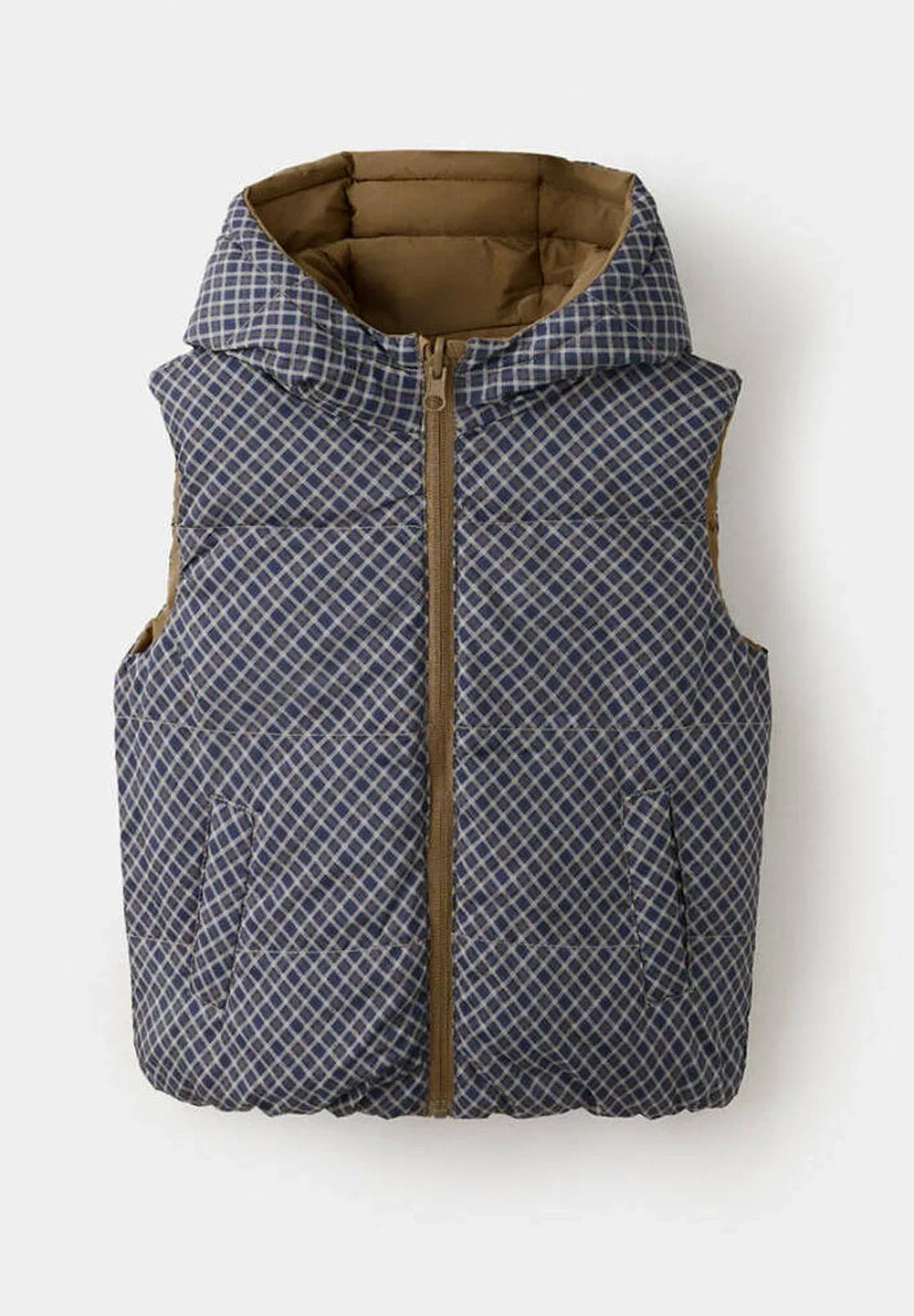 Детский жилет Mango Kids, Light Brown — фото 4
