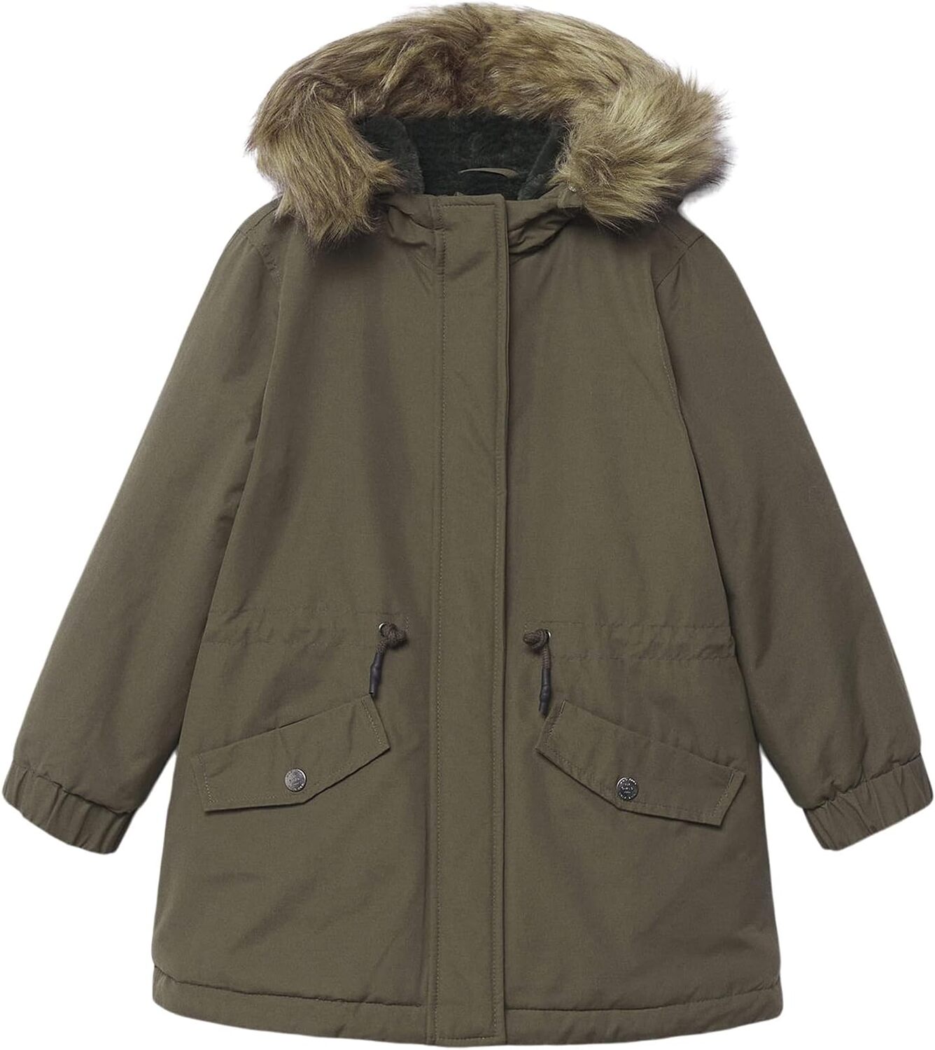 

Пальто Mango Flap Coat, хаки