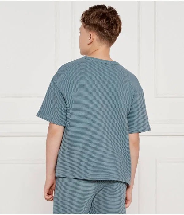 Детский комплект для мальчиков Relaxed Fit Calvin Klein Jeans, Turchese — фото 4